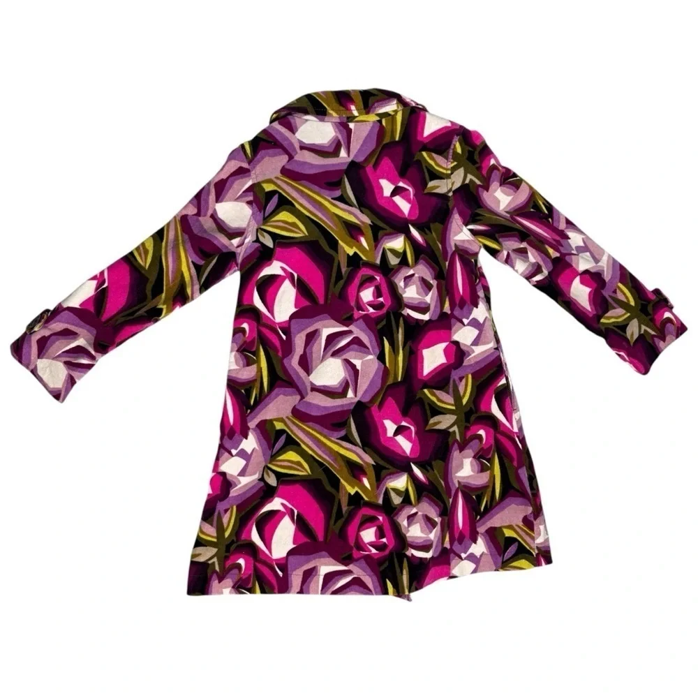 Missoni Multicolor Floral Pea Coat Size XL Girls